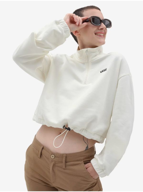 Vans Creamy Womens Crop Top Sweatshirt VANS - Women