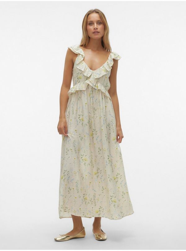 Vero Moda Creamy women's floral maxi dress Vero Moda Josie - Women