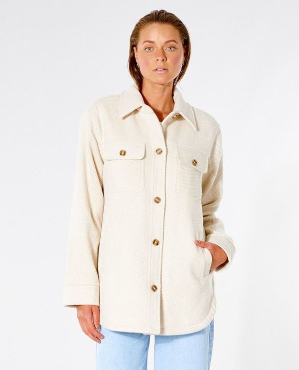 Rip Curl Creamy women's jacket with Rip Curl pockets