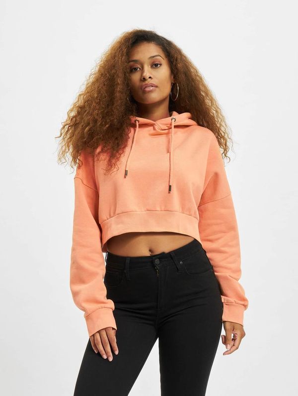 DEF Cropped hooded coral