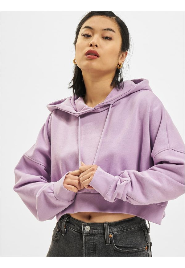 DEF Cropped Hoody Purple