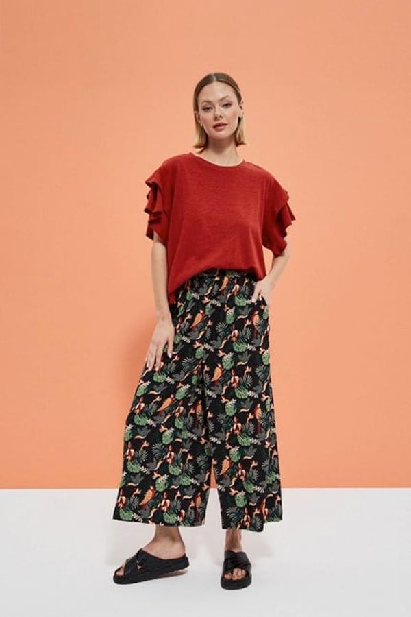 Moodo Culottes with a tropical print