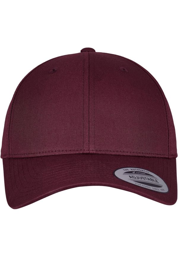 Flexfit Curved classic maroon-colored snapback