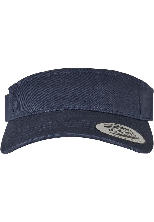 Flexfit Curved navy visor cap