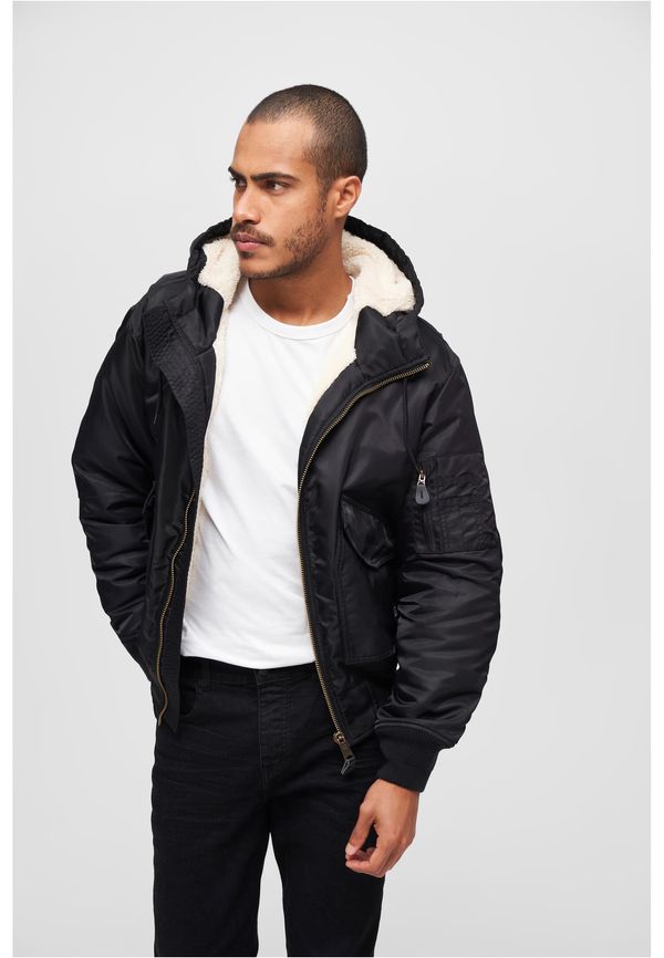 Brandit CWU jacket with hood black