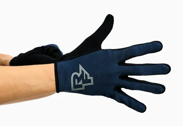 Race Face Cycling Gloves Race Face Trigger Blue