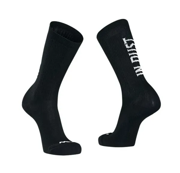 Northwave Cyklistické ponožky NorthWave  In Dust We Trust Winter Sock Black