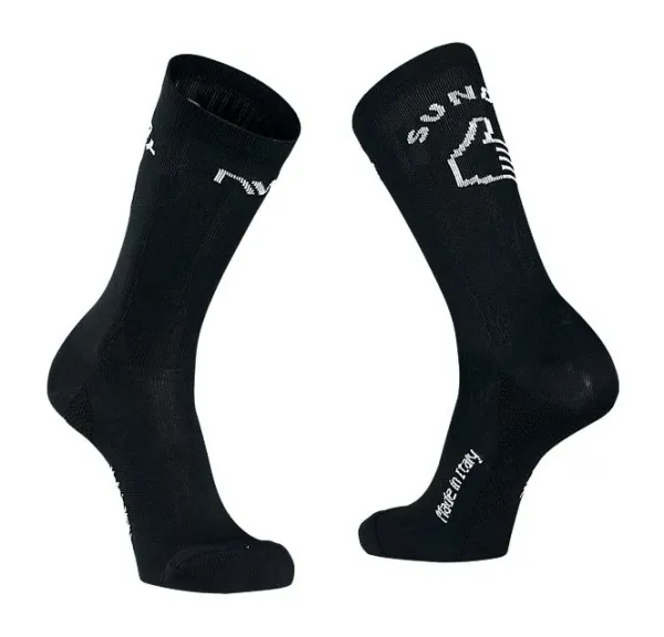 Northwave Cyklistické ponožky NorthWave  Sunday Monday High Sock Black