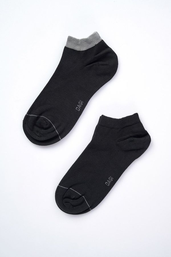 Dagi Dagi Black Men's 2-Piece Booties Socks