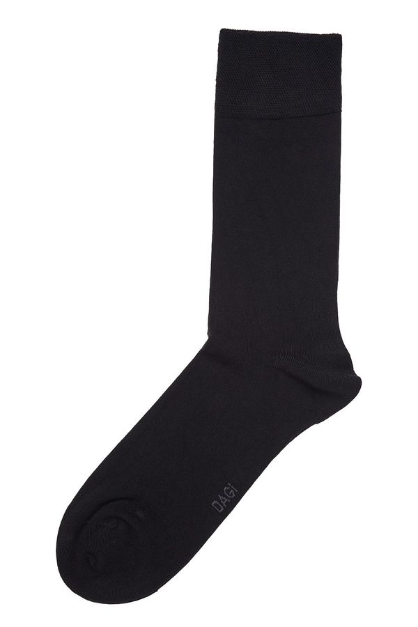Dagi Dagi Black Mercerized Socks