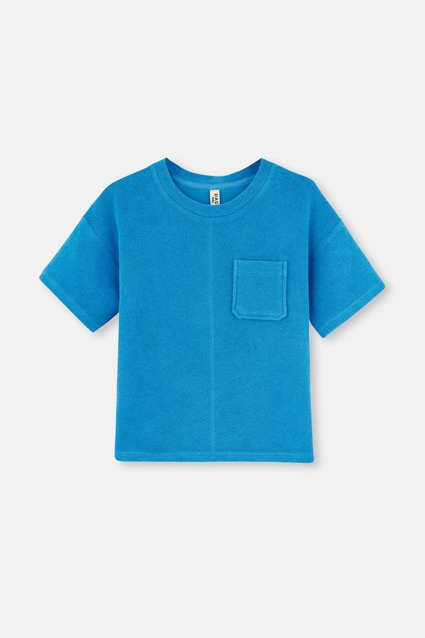 Dagi Dagi Blue Towel O Neck T-Shirt