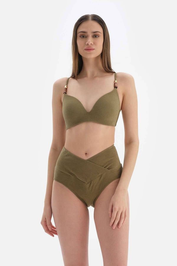 Dagi Dagi Green Covered Bikini Top