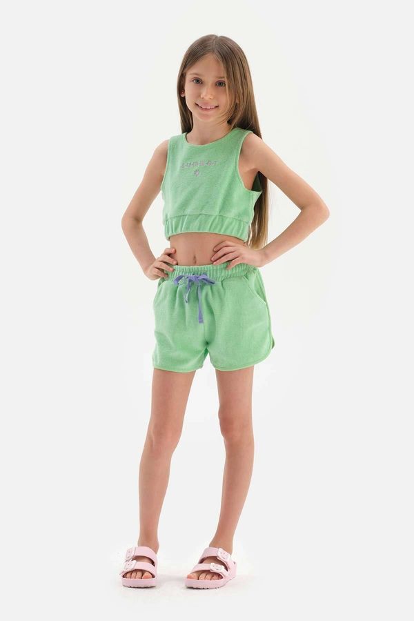 Dagi Dagi Green Towel Shorts