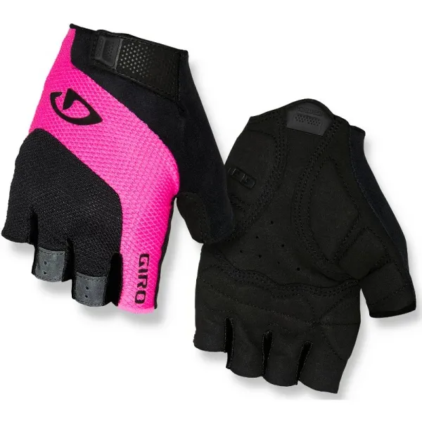 Giro Dámské cyklistické rukavice GIRO Tessa černo-růžové, L