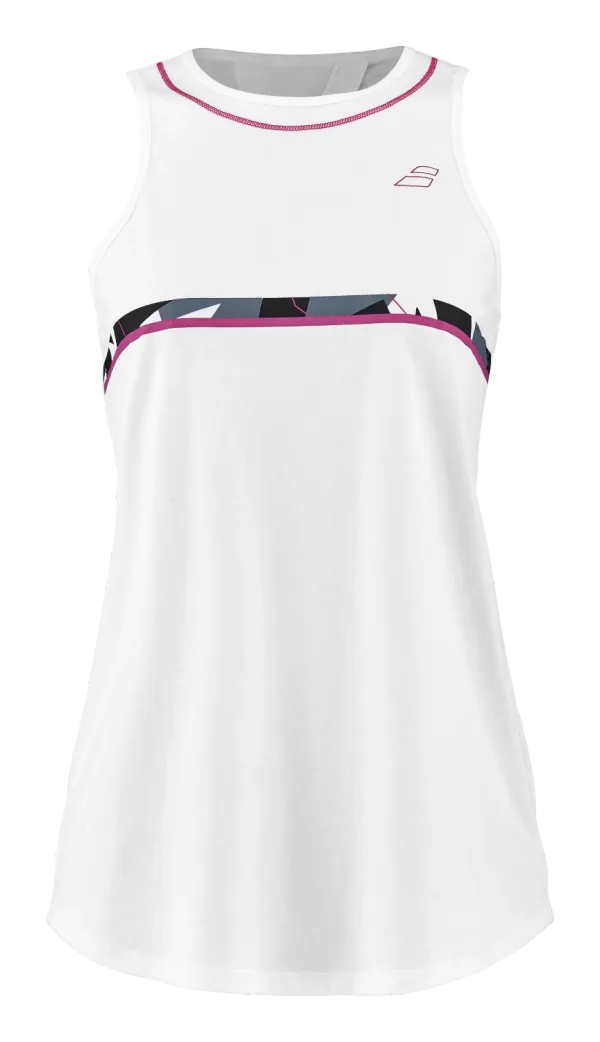 Babolat Dámské tílko Babolat  Aero Cotton Tank Women White L