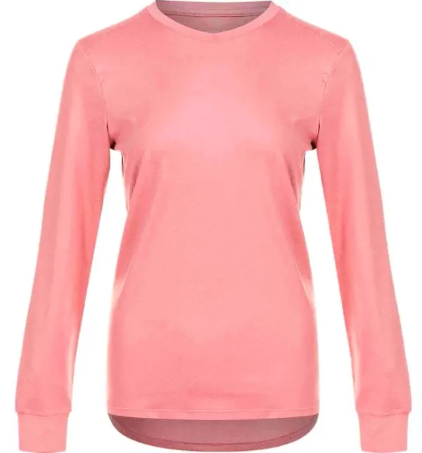 Endurance Dámské tričko Endurance  Kusina W Melange Sustainable L/S Dusty Rose