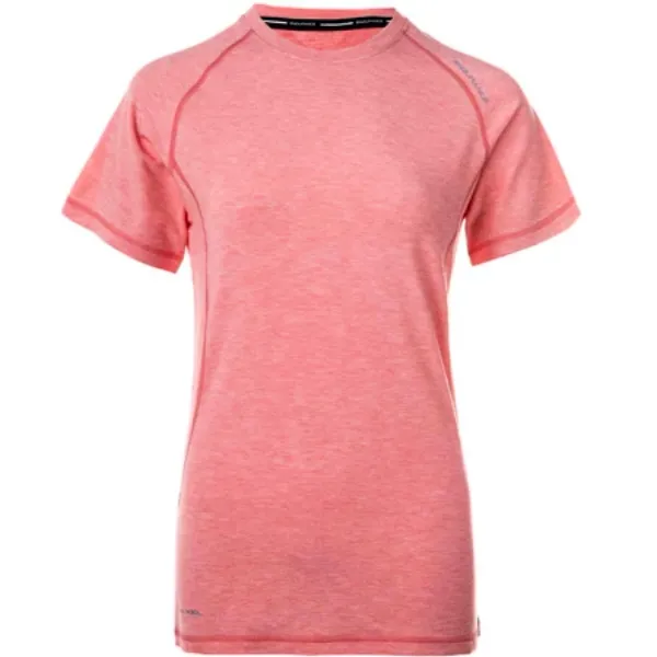 Endurance Dámské tričko Endurance Tearoa Wool SS růžovo-červené, 36