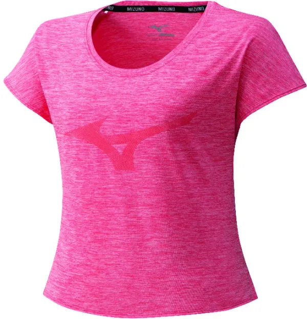 Mizuno Dámské tričko Mizuno Core RB Graphic Tee růžové, M
