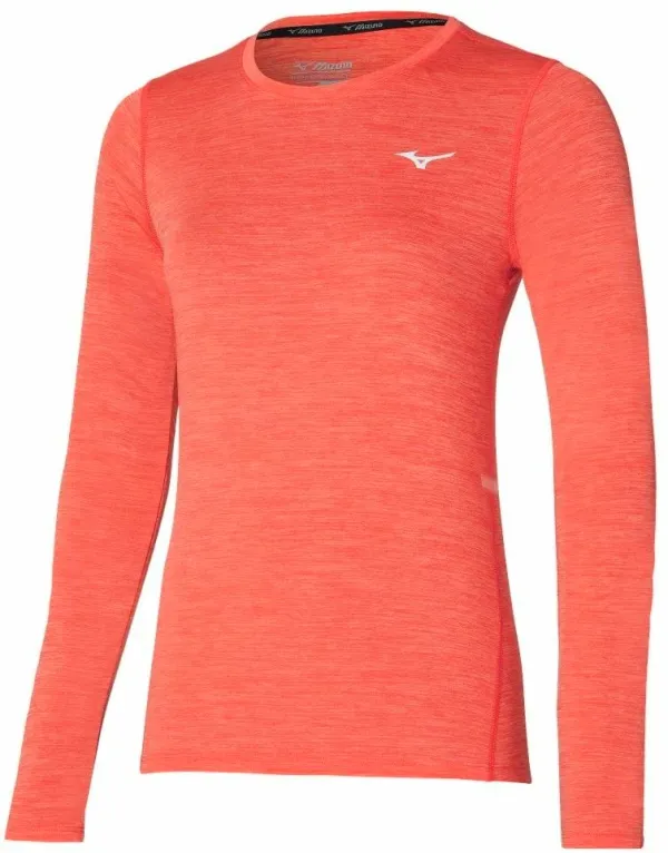 Mizuno Dámské tričko Mizuno  Impulse Core LS Tee Living Coral