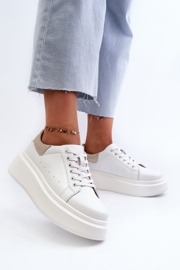 Kesi D&A Women's Platform Sneakers White