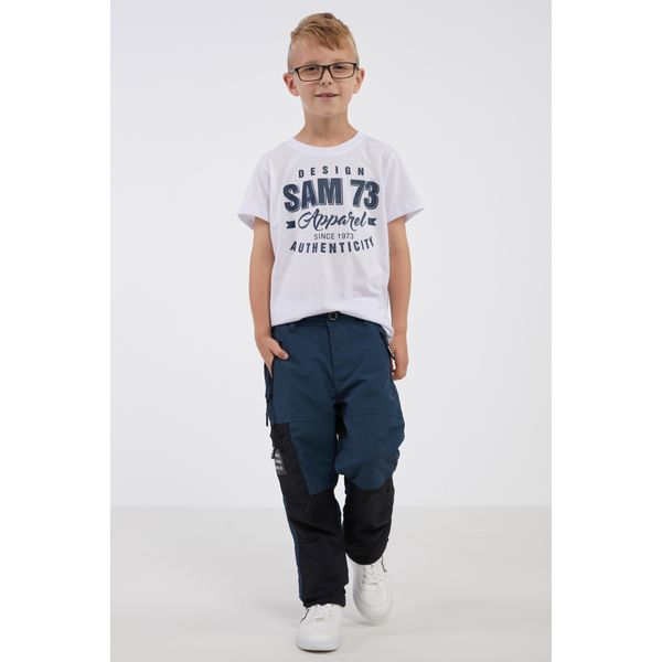 SAM73 Dark blue boys' pants SAM 73 Kudrnka