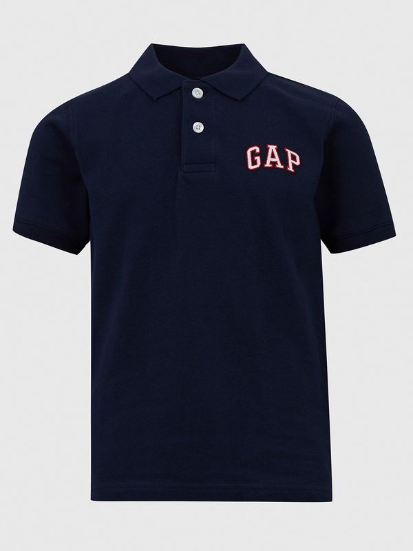 GAP Dark blue boys' polo shirt logo GAP