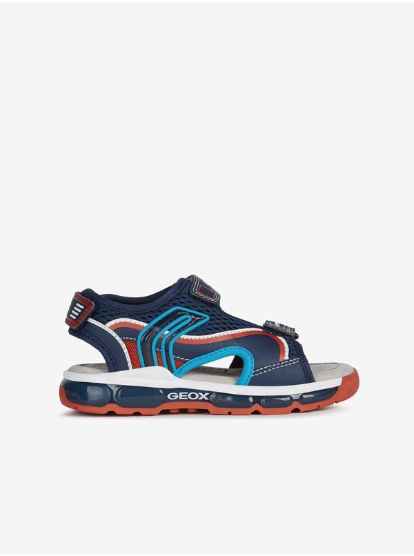 GEOX Dark Blue Boys' Sandals with Luminous Sole Geox Android - Boys