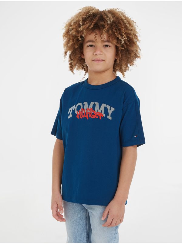 Tommy Hilfiger Dark blue boys T-shirt Tommy Hilfiger - Boys