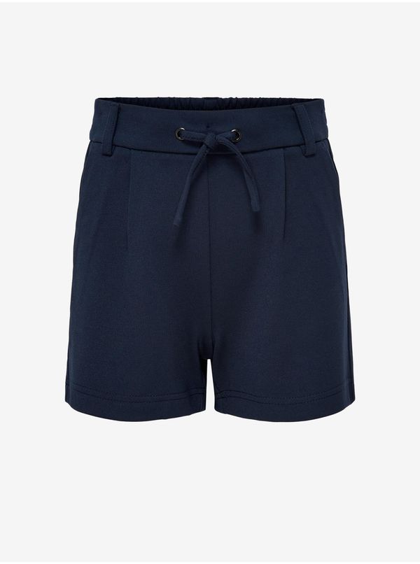 Only Dark blue girls' shorts ONLY Pop Trash - Girls