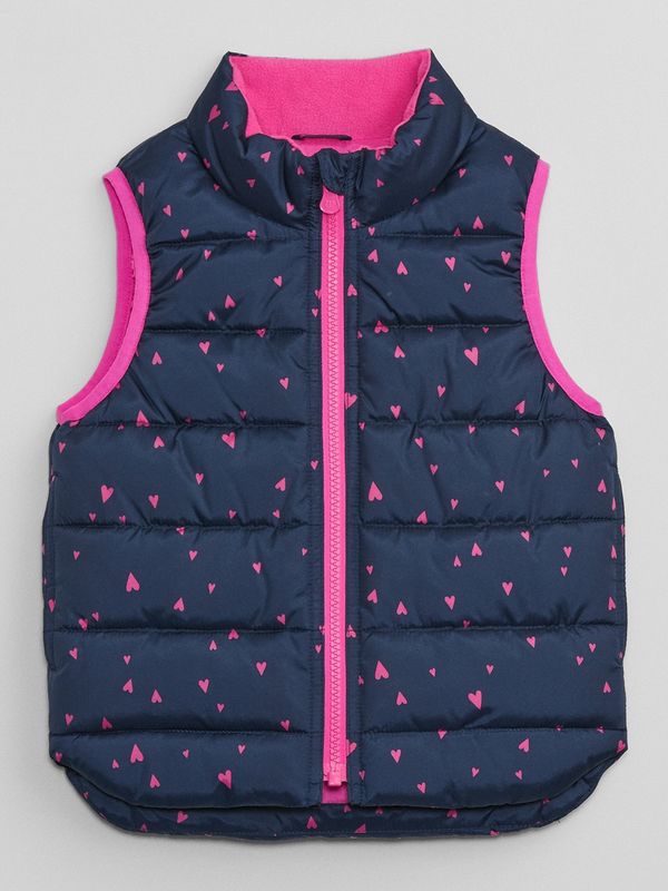 GAP Dark Blue Girly Patterned Quilted Gap Cardigan