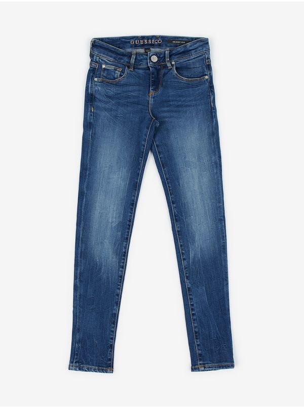 Guess Dark Blue Girly Skinny Fit Jeans Guess - Girls