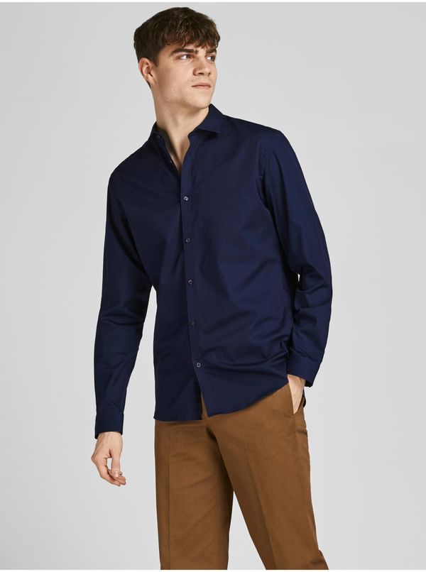 Jack & Jones Dark blue Jack & Jones Lacardiff Mens Shirt - Mens