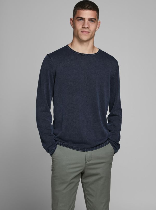 Jack & Jones Dark blue Jack & Jones Leo Sweatshirt - Men