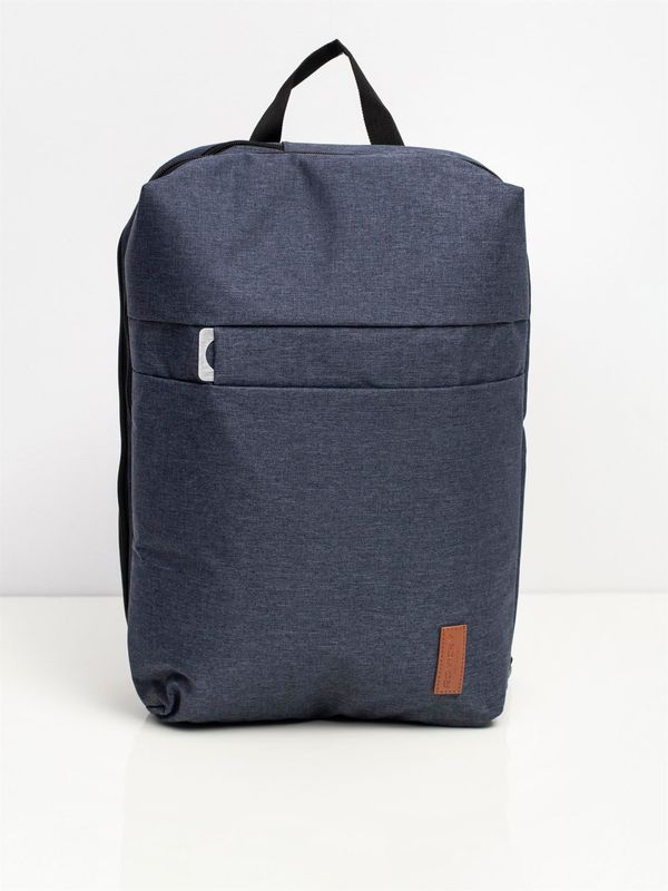 Fashionhunters Dark blue laptop bag