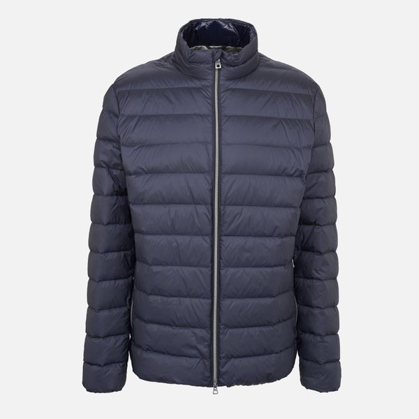 GEOX Dark blue men's down jacket Geox Dereck - Men