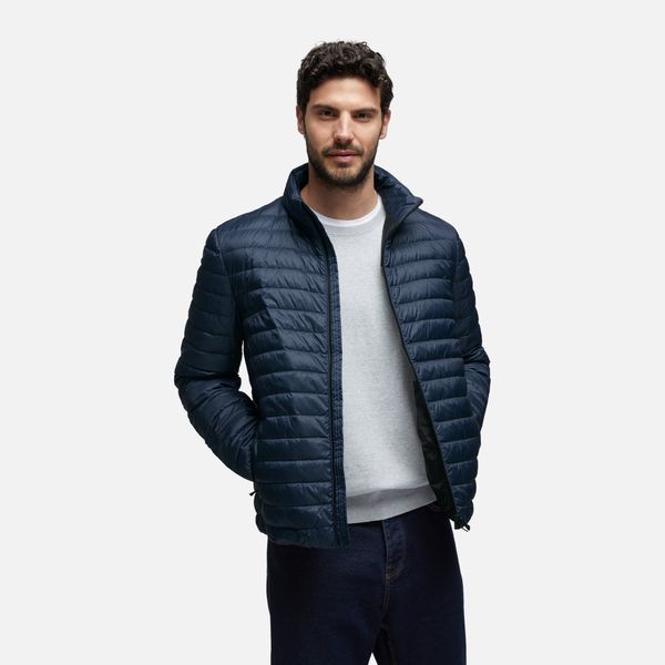 GEOX Dark blue men's down jacket Geox Dereck - Men