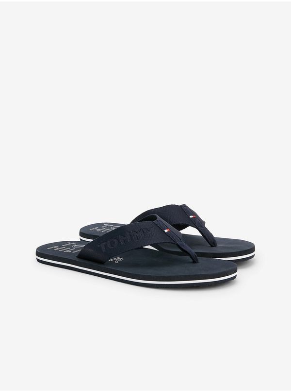 Tommy Hilfiger Dark blue men's flip-flops Tommy Hilfiger