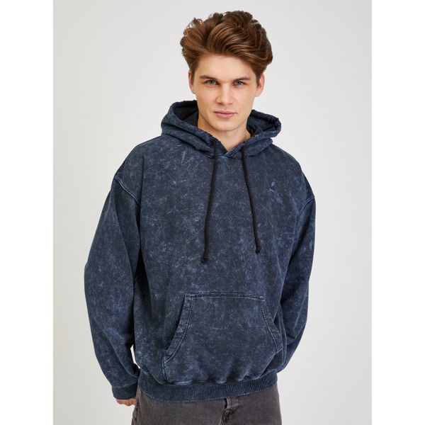 Diesel Dark Blue Mens Oversize Hoodie Diesel - Men