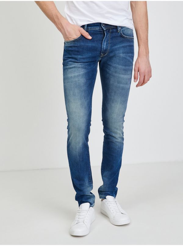 Pepe Jeans Dark blue mens slim fit jeans Pepe Jeans Stanley - Men