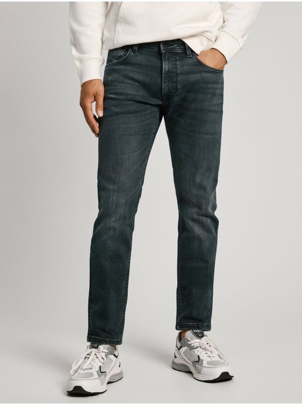 Pepe Jeans Dark Blue Men's Straight Fit Jeans Pepe Jeans - Men's