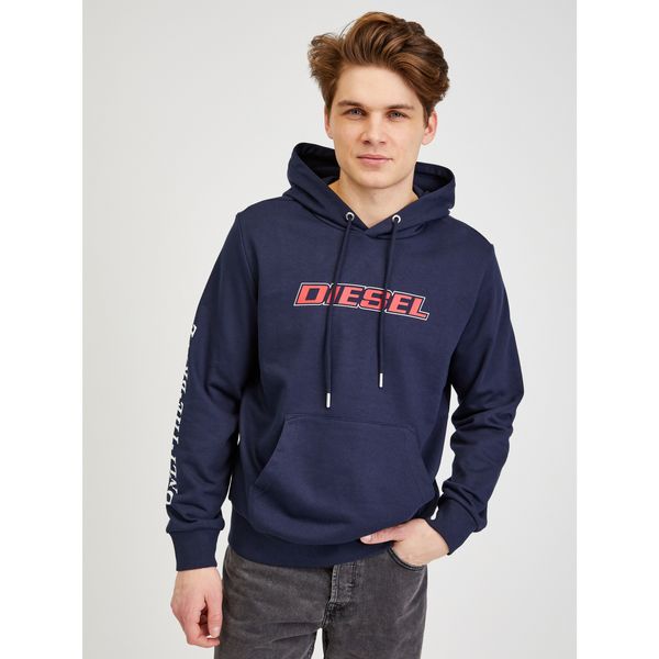 Diesel Dark Blue Men's Sweatshirt Diesel - Men