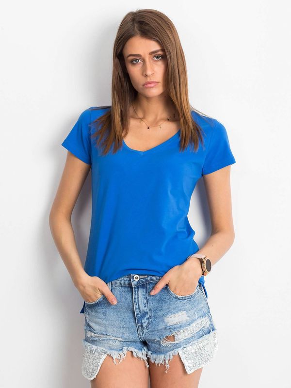 Fashionhunters Dark blue square T-shirt