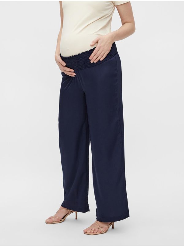 Mama.licious Dark blue wide maternity pants Mama.licious Videl - Women