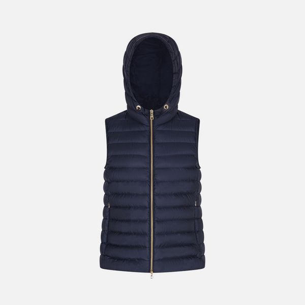 GEOX Dark blue women's down vest Geox Jaysen - Women's