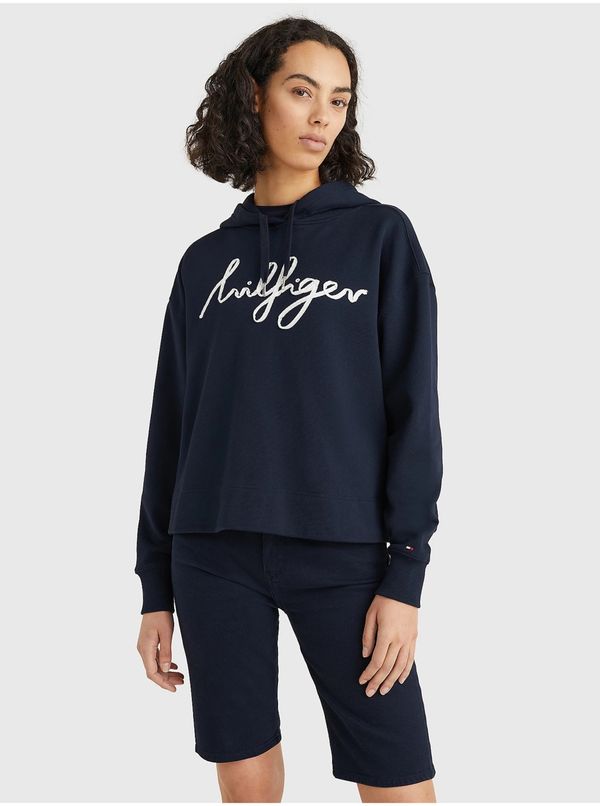 Tommy Hilfiger Dark blue women's hoodie Tommy Hilfiger - Women