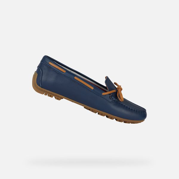 GEOX Dark blue women's moccasins Geox Kosmopolis + Grip - Women's