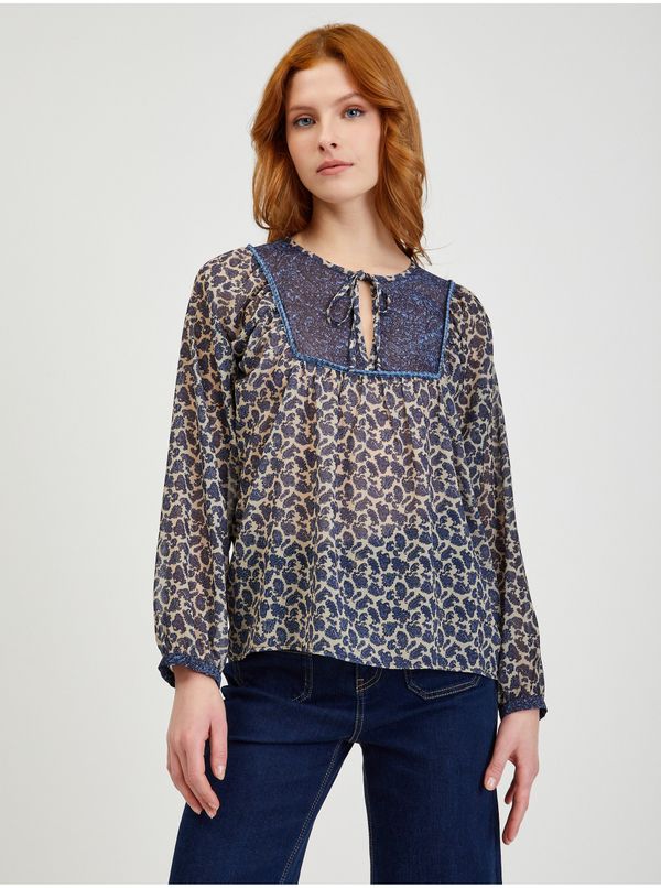 Orsay Dark blue Women's Patterned Blouse ORSAY - Women