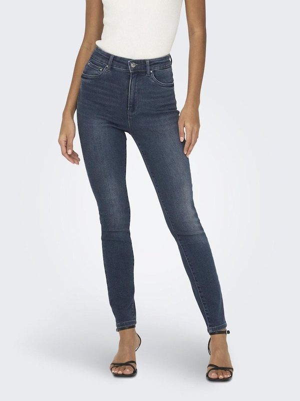 Only Dark blue women's skinny jeans ONLY Mila