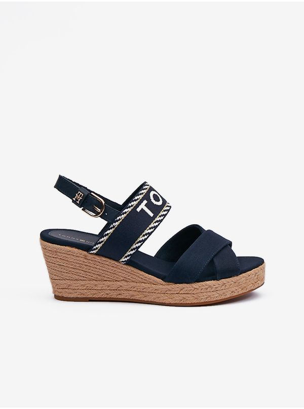 Tommy Hilfiger Dark blue Women's Wedge Sandals Tommy Hilfiger - Women