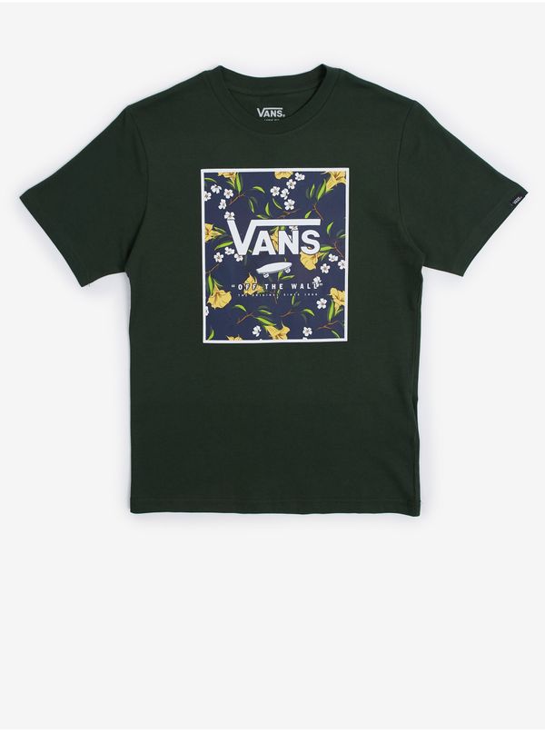Vans Dark green boys T-shirt VANS Print Box - Boys